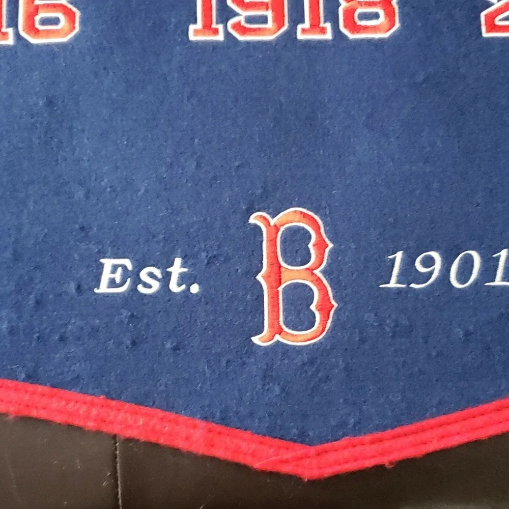 Boston Red Sox World Series Champions Winning Streak Wool Blend large Banner‎